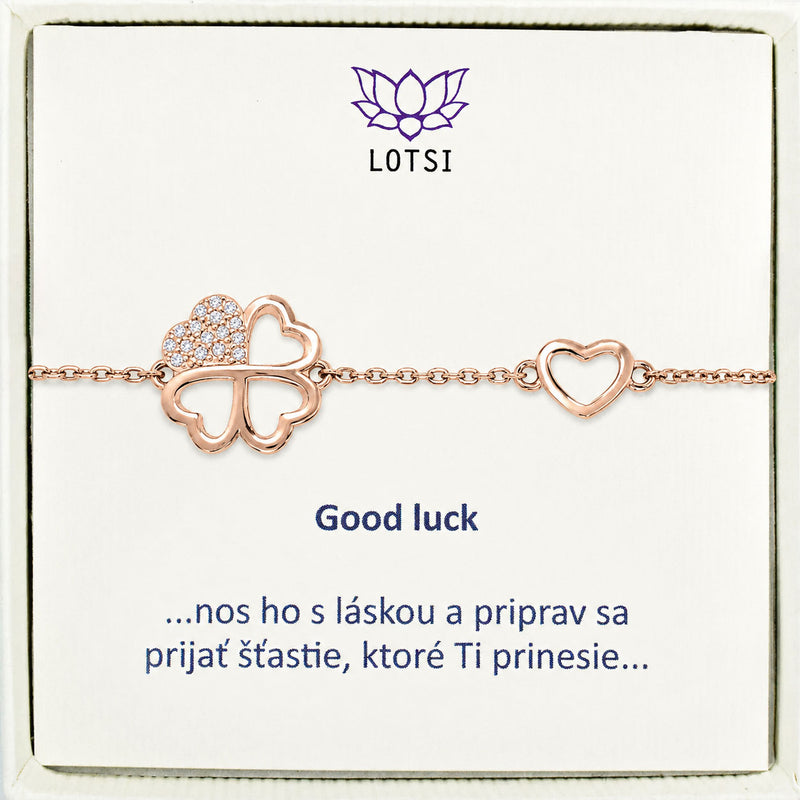 Good Luck Silver Bracelet