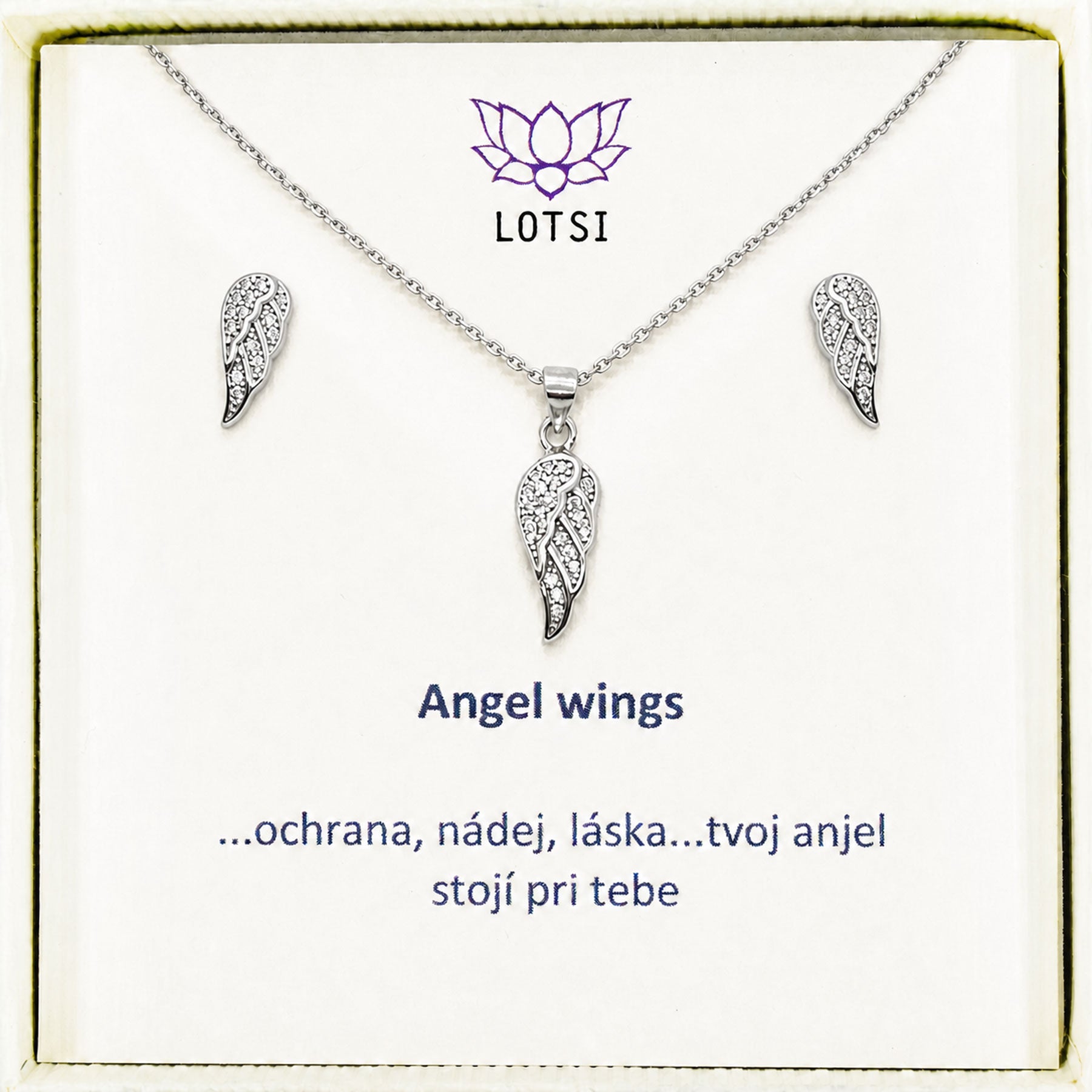 Silver Angel wings set