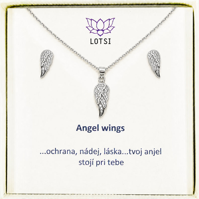 Silver Angel wings set