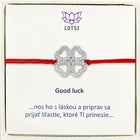 Silver bracelet Good luck