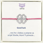 Silver bracelet Good luck