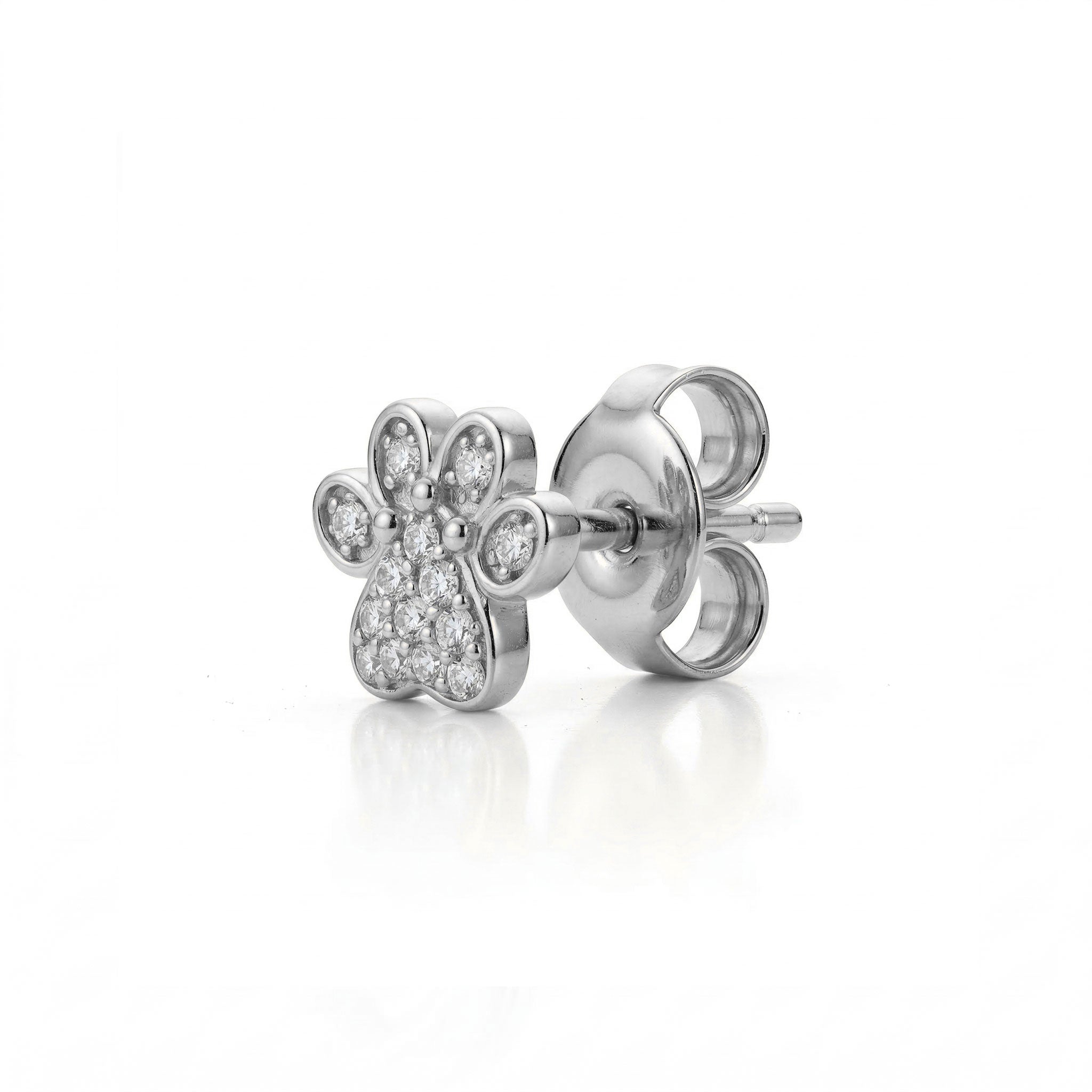 Silver earring
