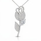 Silver pendant - brooch