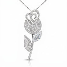 Silver pendant - brooch