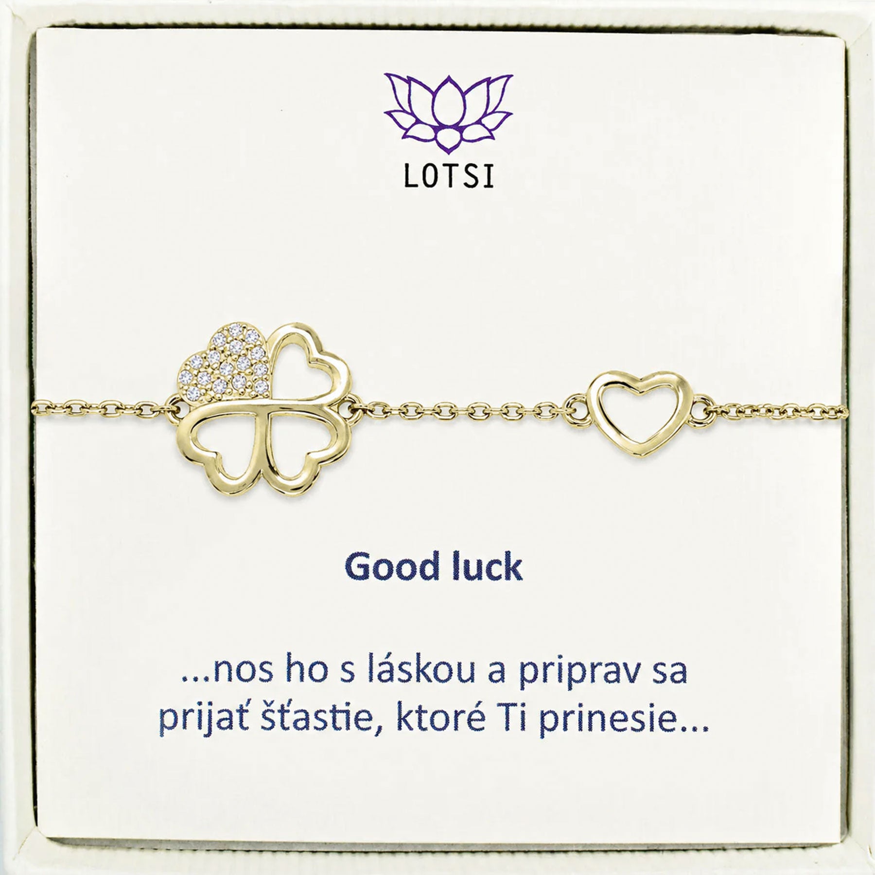 Good Luck Silver Bracelet