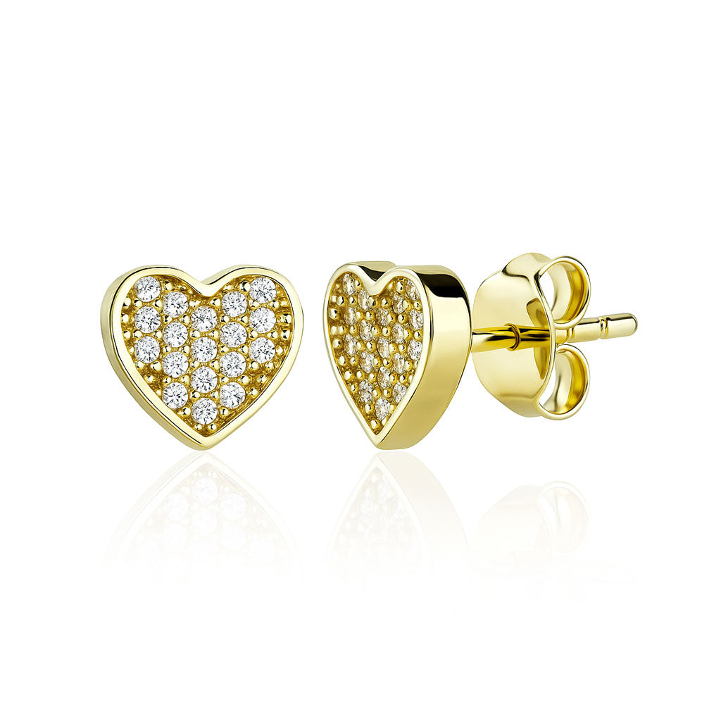 Gold earrings
