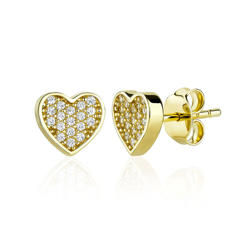 Gold earrings