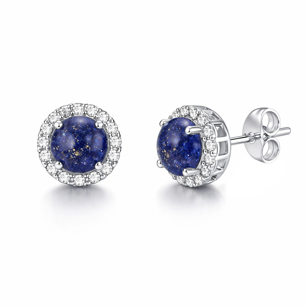 luxusne-strieborne-nausnice-s-polodrahokamom-lapis