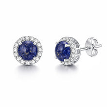 luxusne-strieborne-nausnice-s-polodrahokamom-lapis