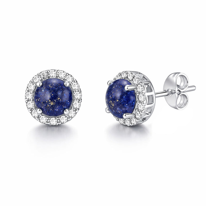 luxusne-strieborne-nausnice-s-polodrahokamom-lapis