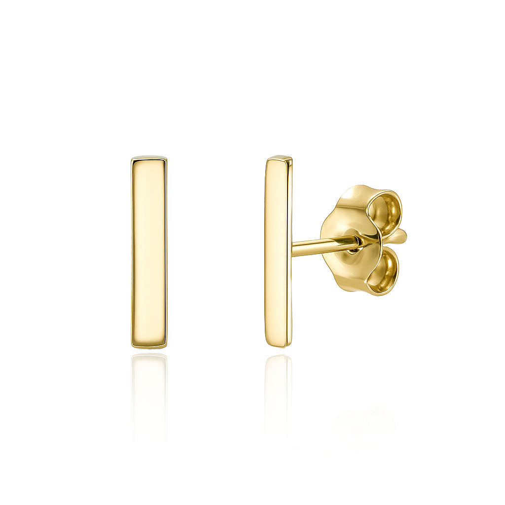Gold earrings