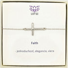 Silberarmband Faith