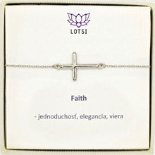 Silberarmband Faith
