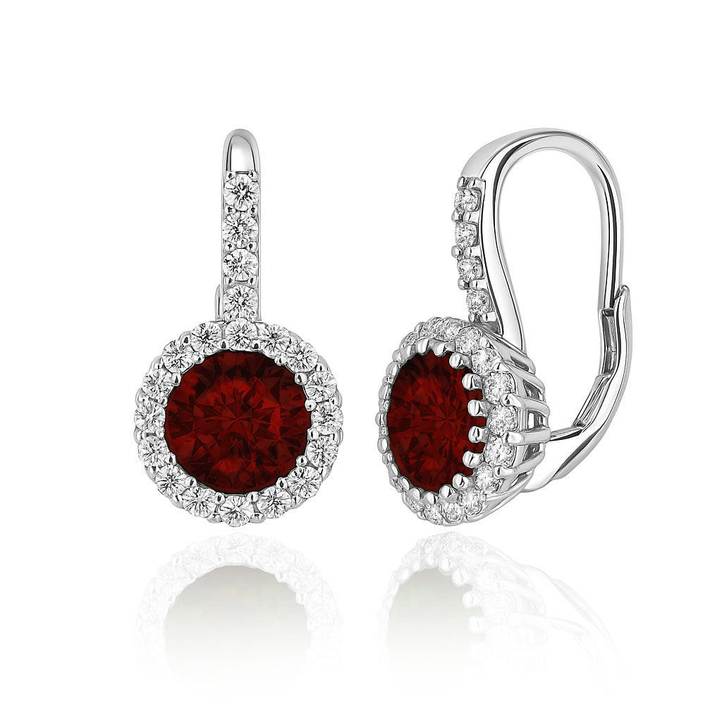 Silver earrings