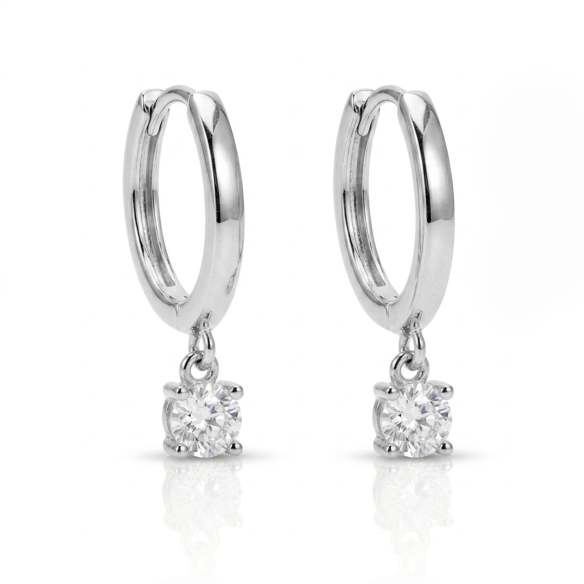 Silver earrings