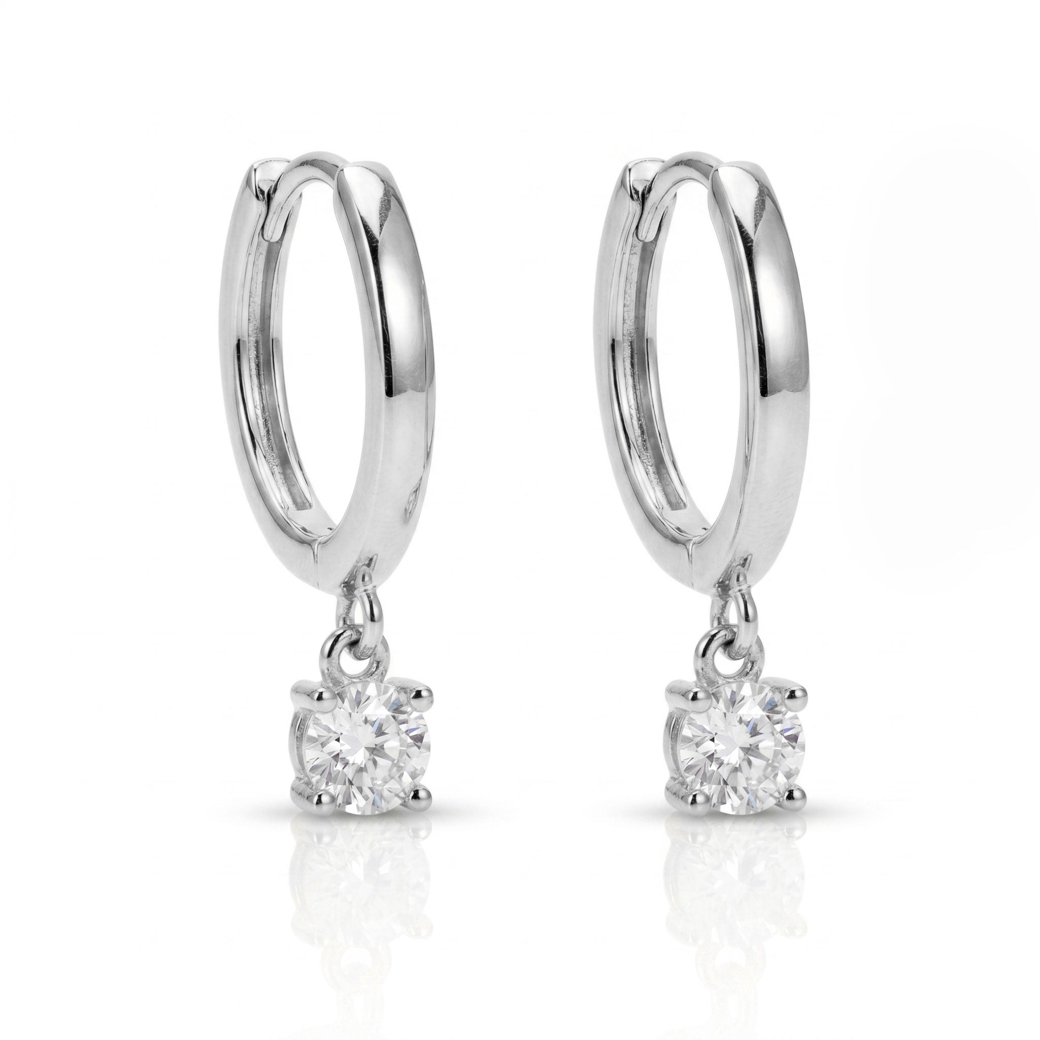 Silver earrings