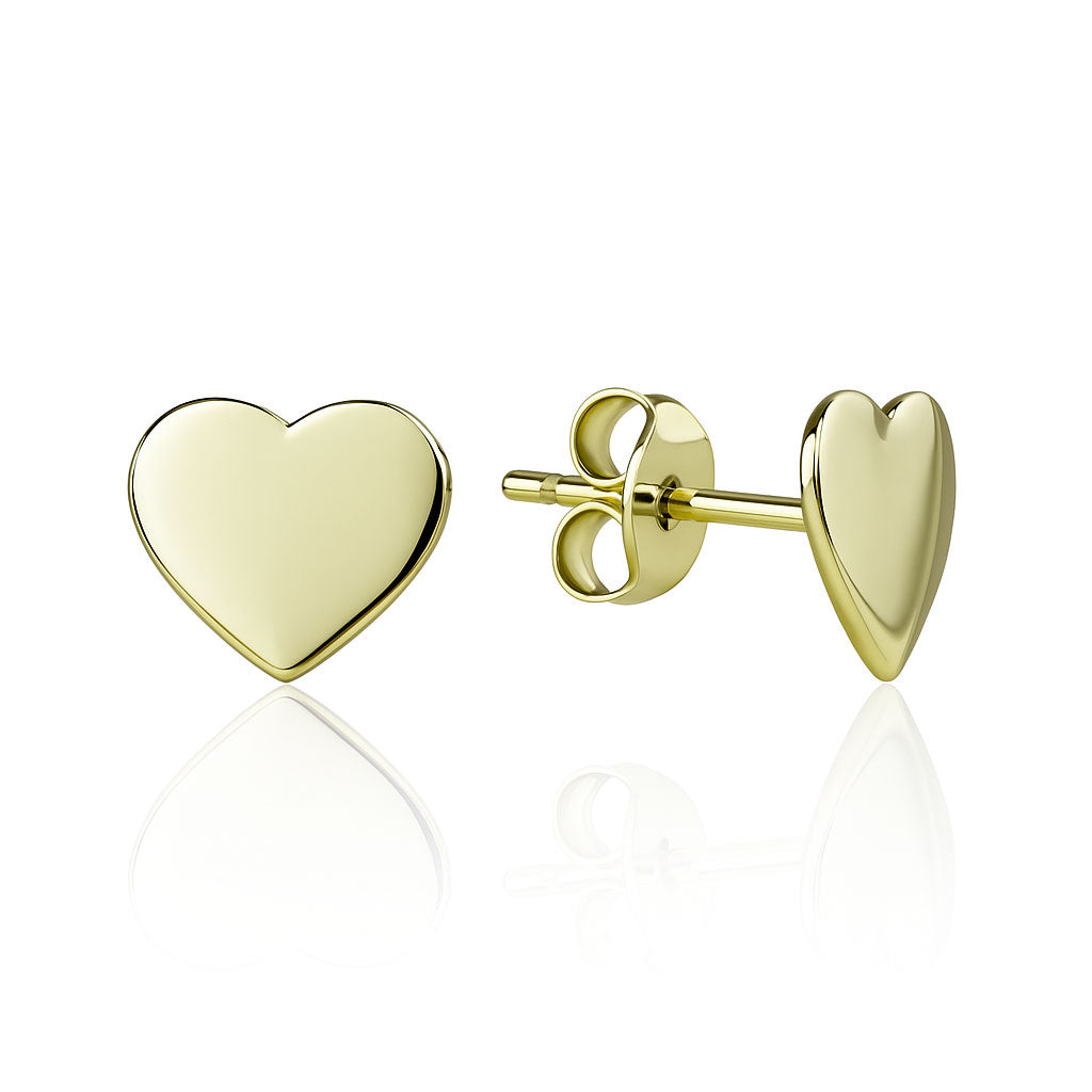 Gold earrings