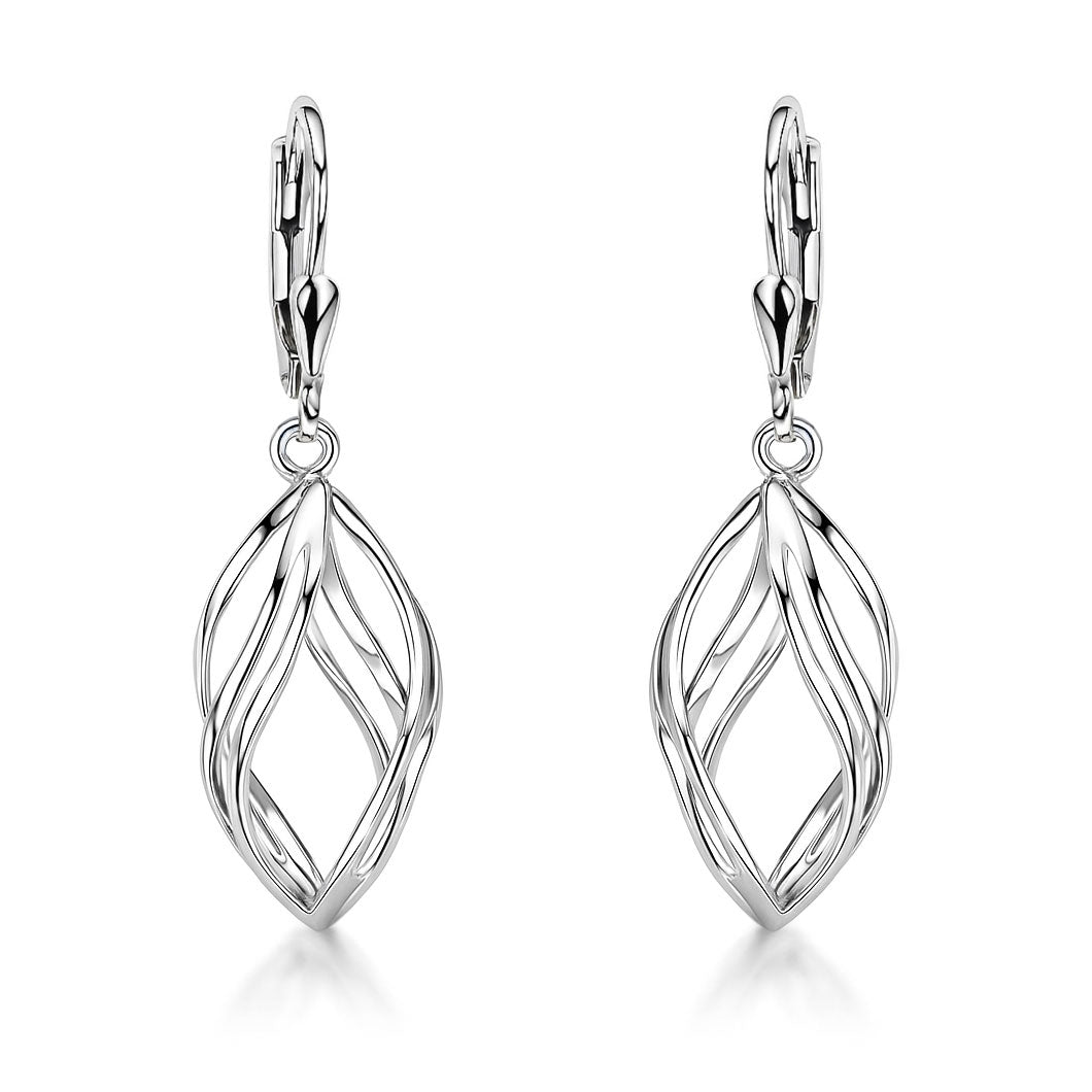 Silver earrings