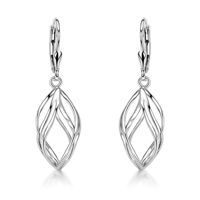 Silver earrings