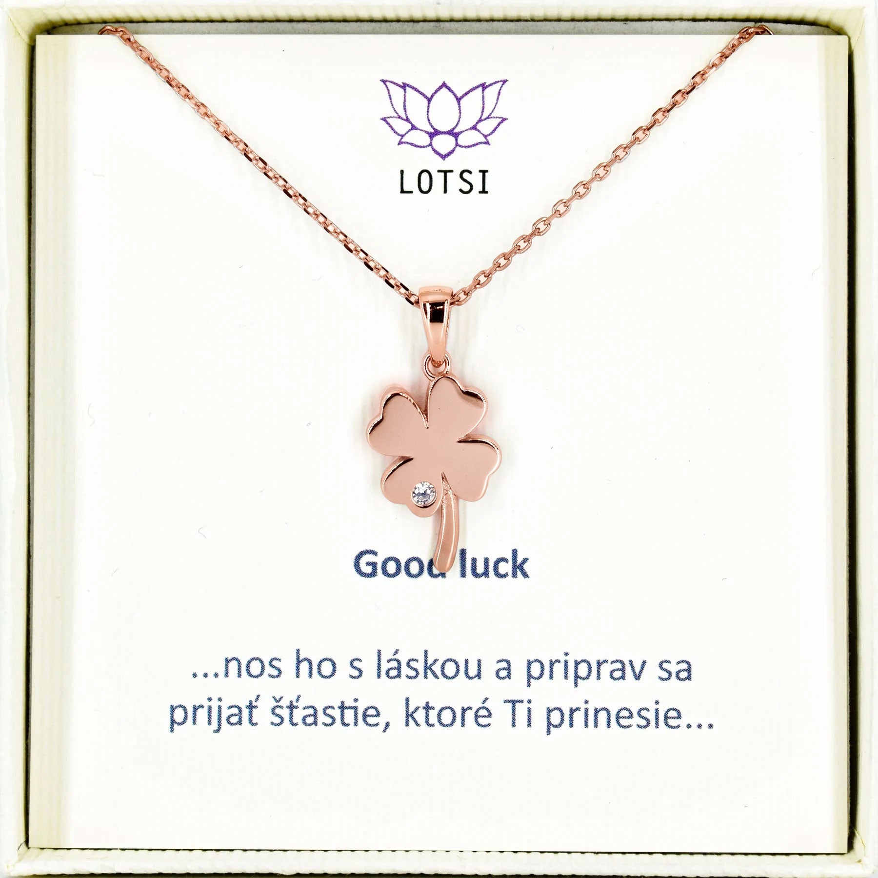 Silver chain Good luck