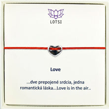 Silver bracelet Love