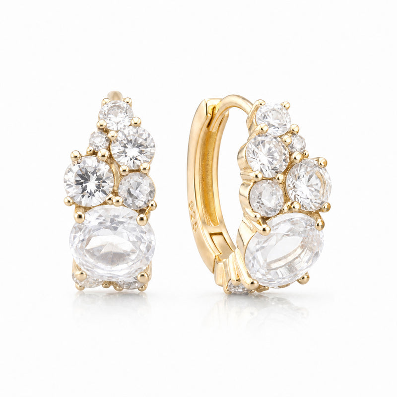 Silver earrings