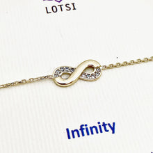 Infinity gold bracelet