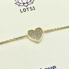Gold bracelet Love gold