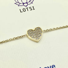 Gold bracelet Love gold