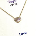 Gold chain Love gold