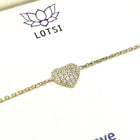 Gold bracelet Love gold