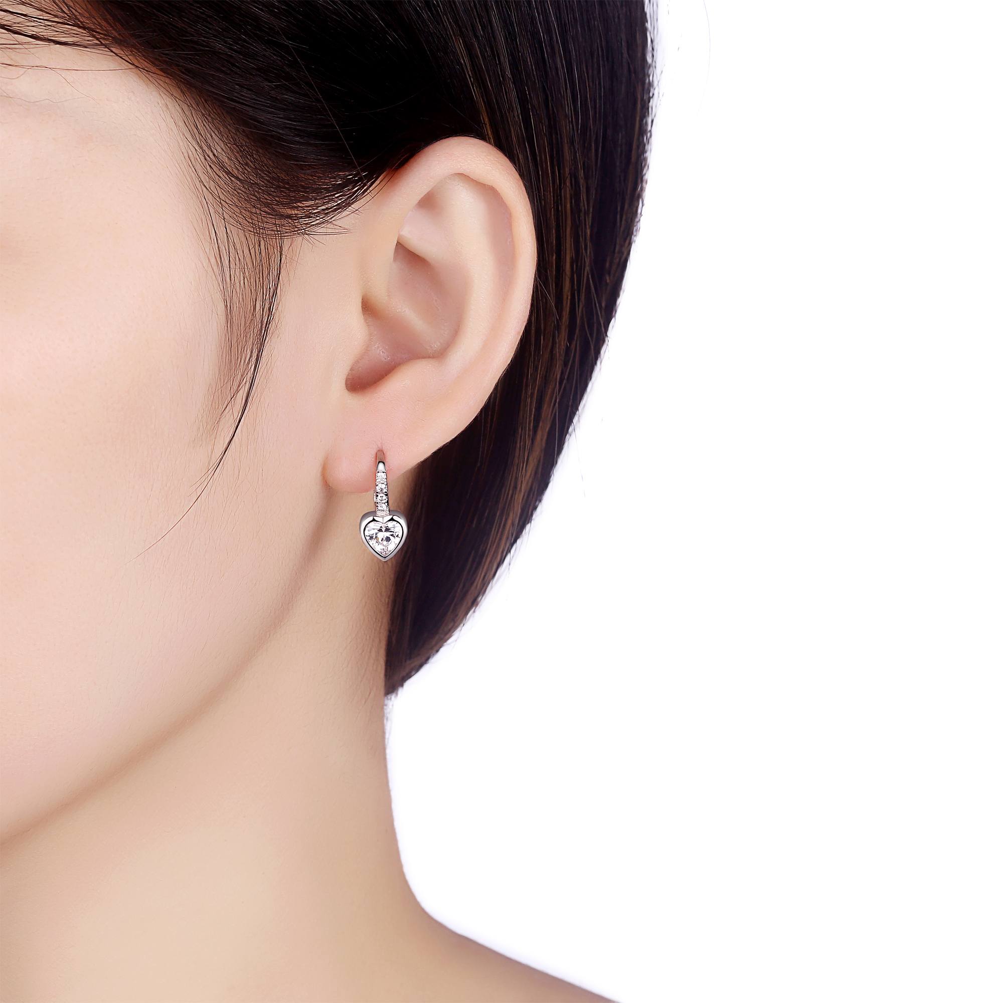 Silver earrings