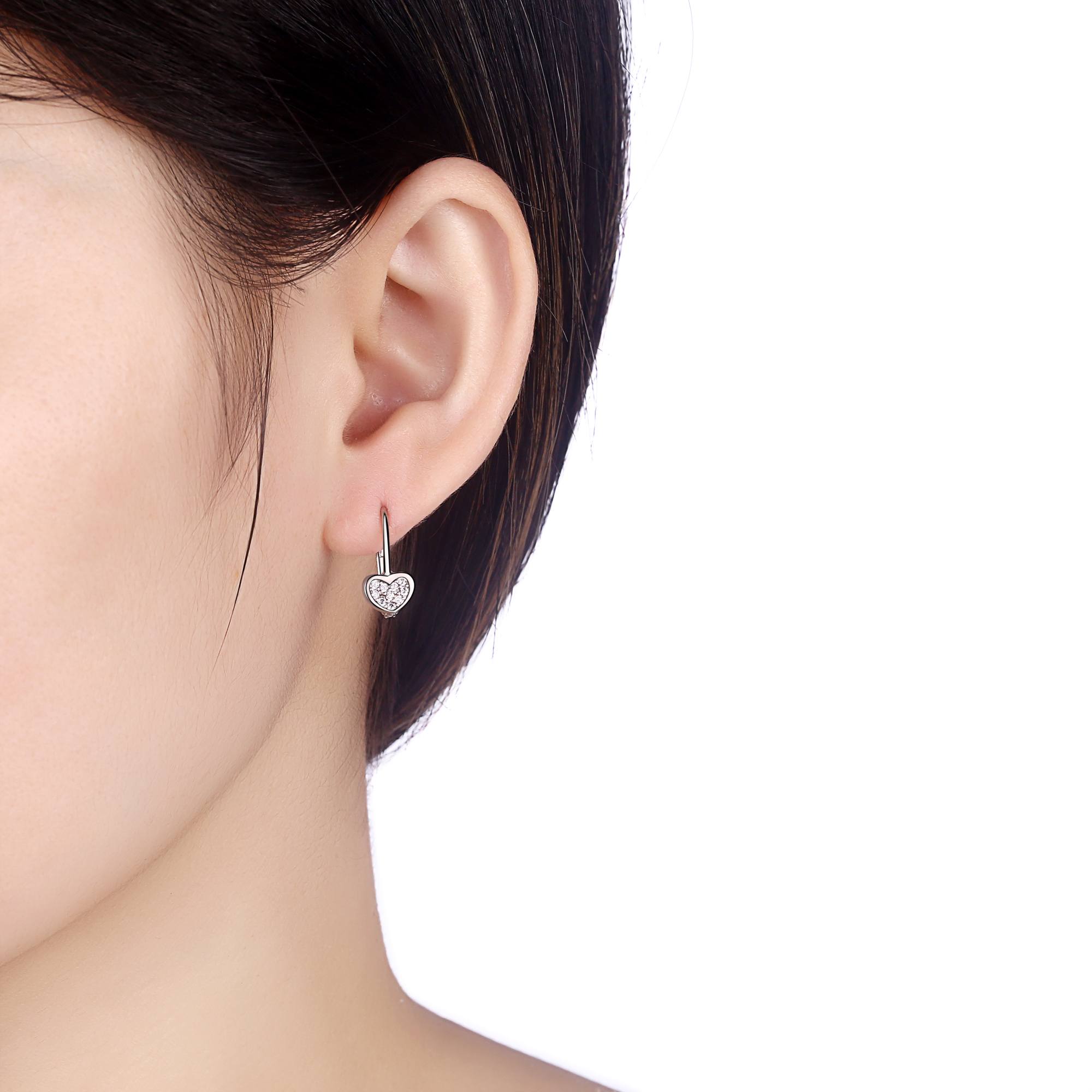Silver earrings
