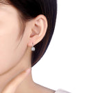 Silver earrings