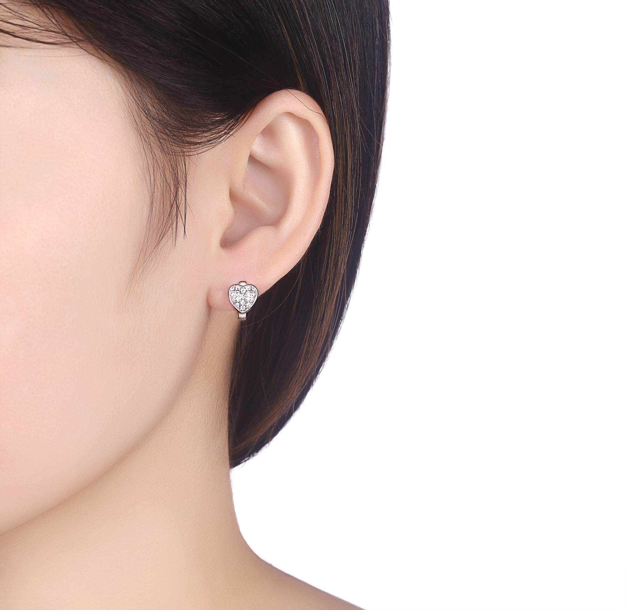Silver earrings