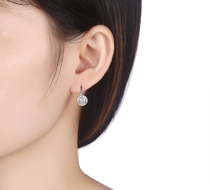 Silver earrings
