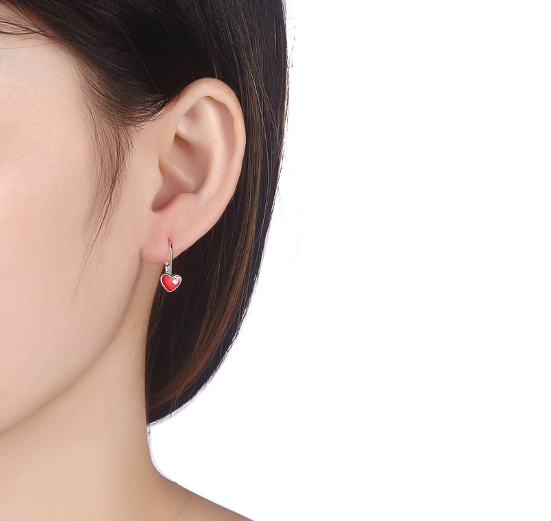 Silver earrings