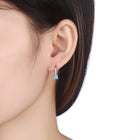 Silver earrings