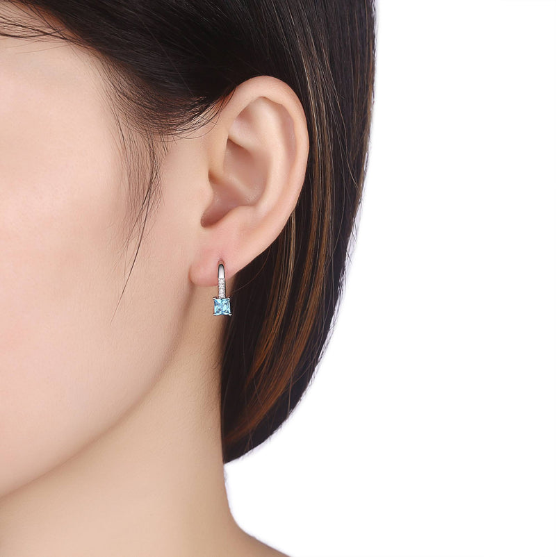 Silver earrings