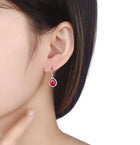 Silver earrings
