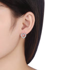 Silver earrings