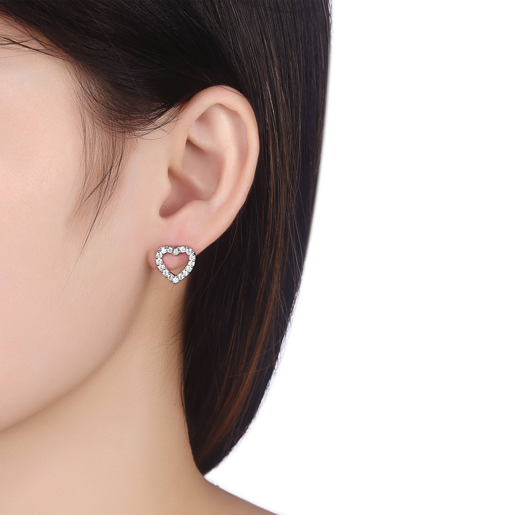 Silver earrings