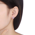 Silver earrings