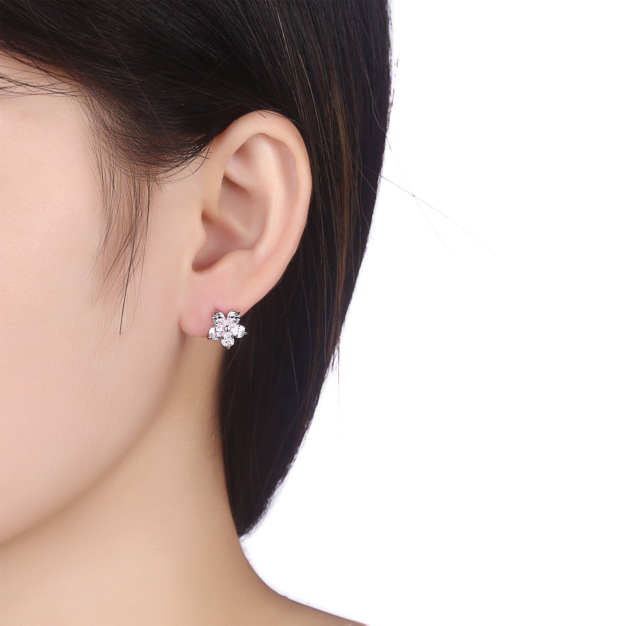 Silver earrings