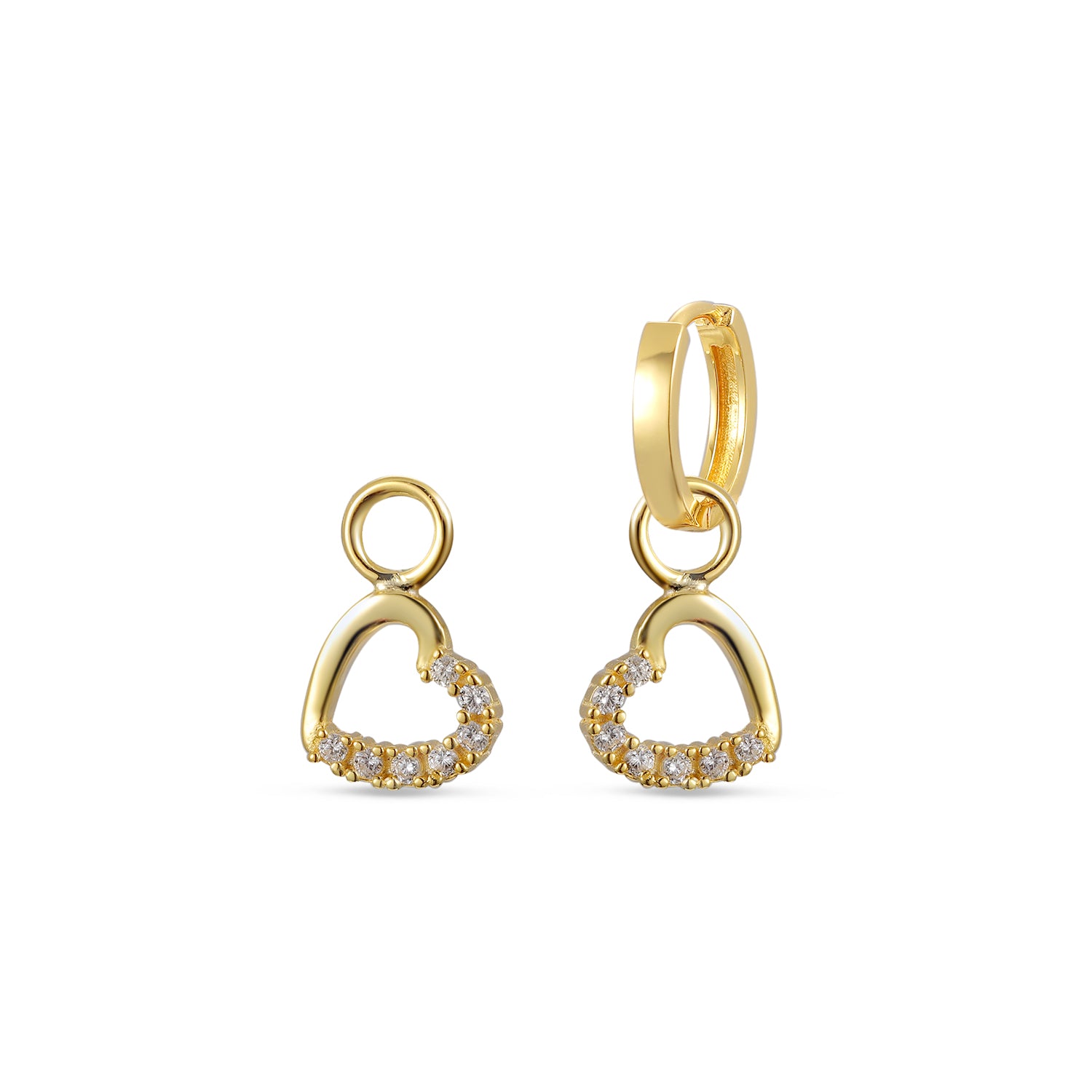Silver earring pendant