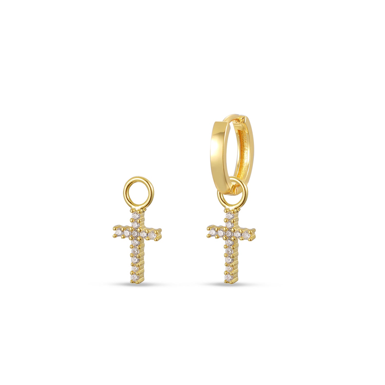 Silver earring pendant