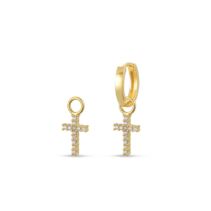 Silver earring pendant