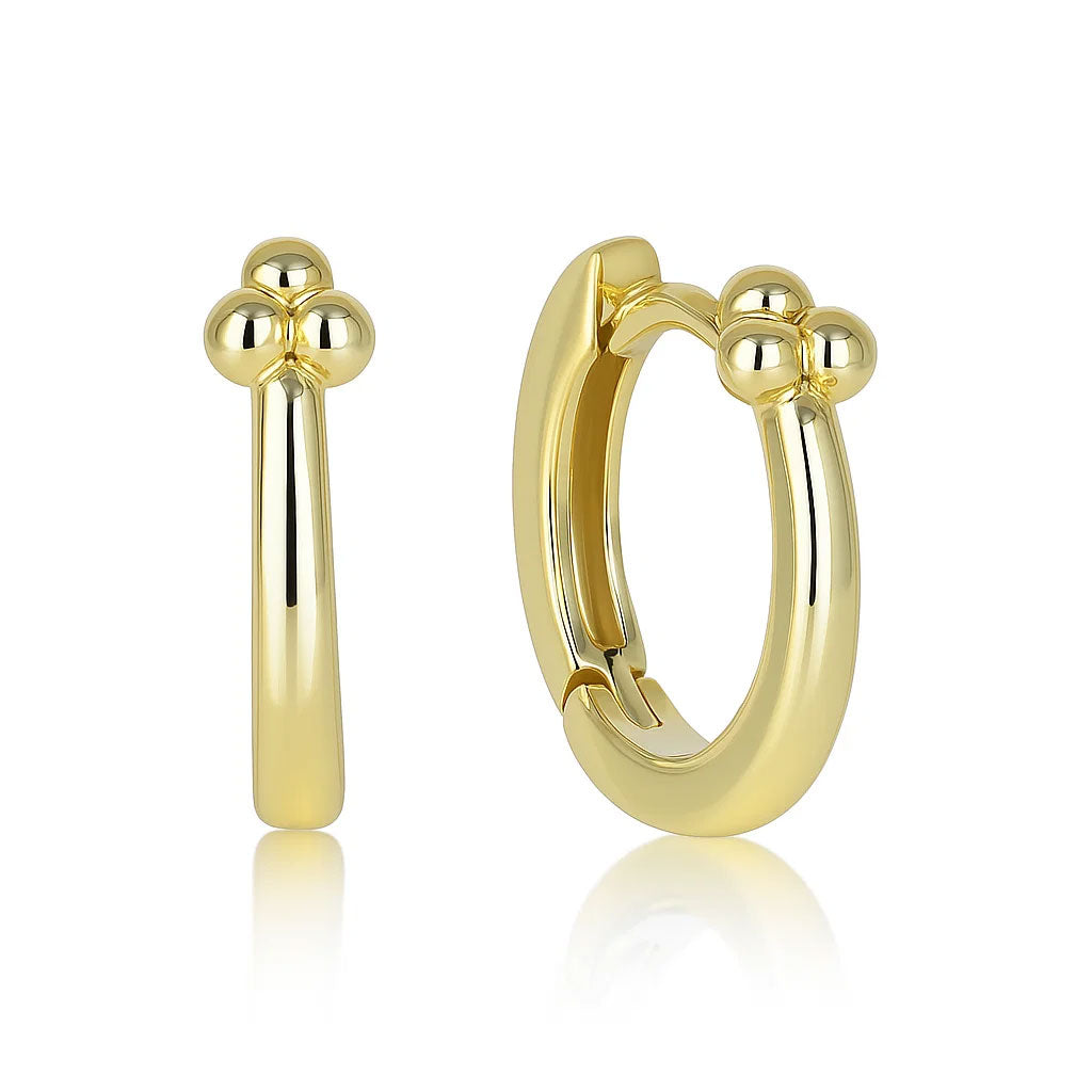 Silver earrings