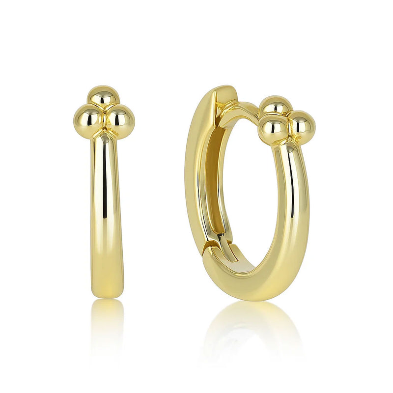 Silver earrings
