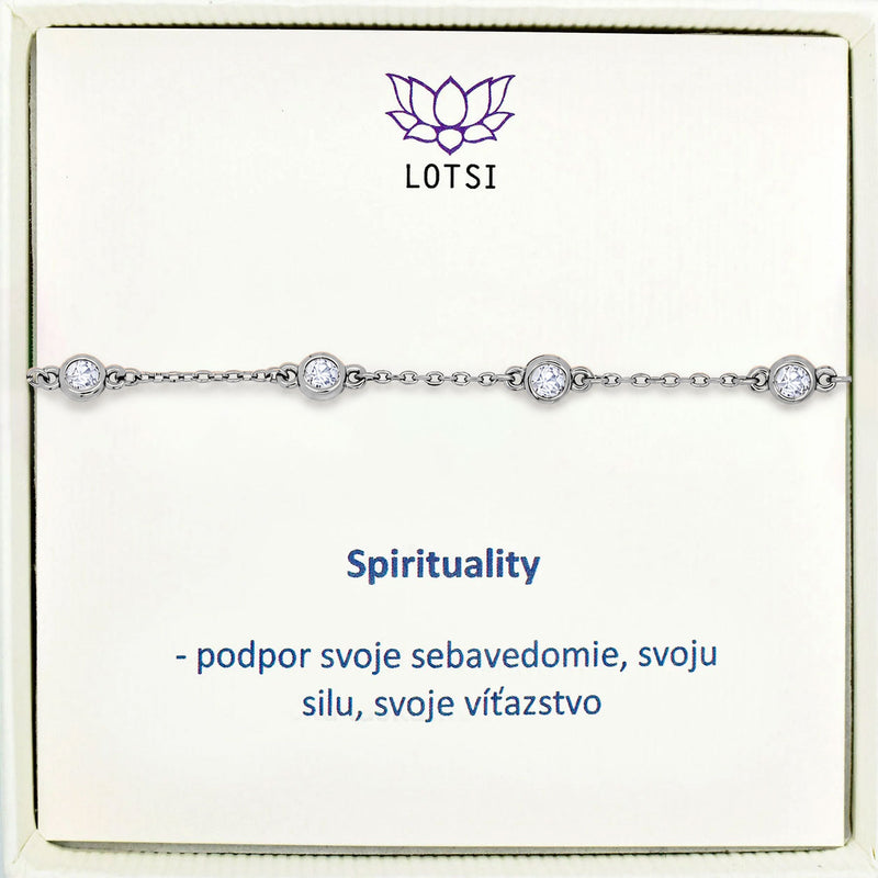 Silver Spirituality Bracelet